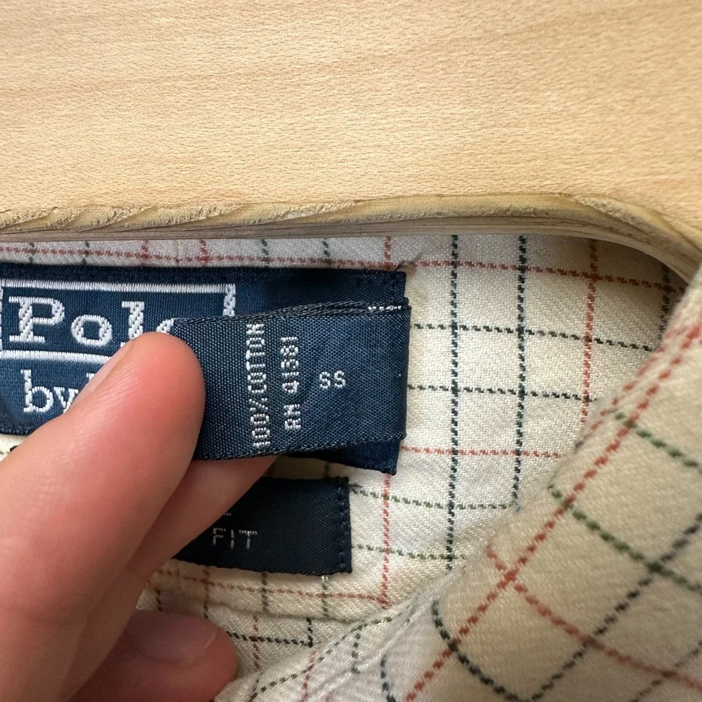 Polo Ralph Lauren Estate Classic Fit Shirt Mens XXL 18 Check Cotton Multi Color